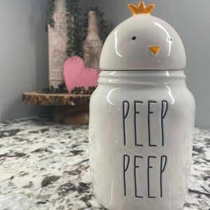 Rae Dunn PEEP PEEP canister